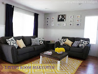 Grey And Navy Living Room Decor
