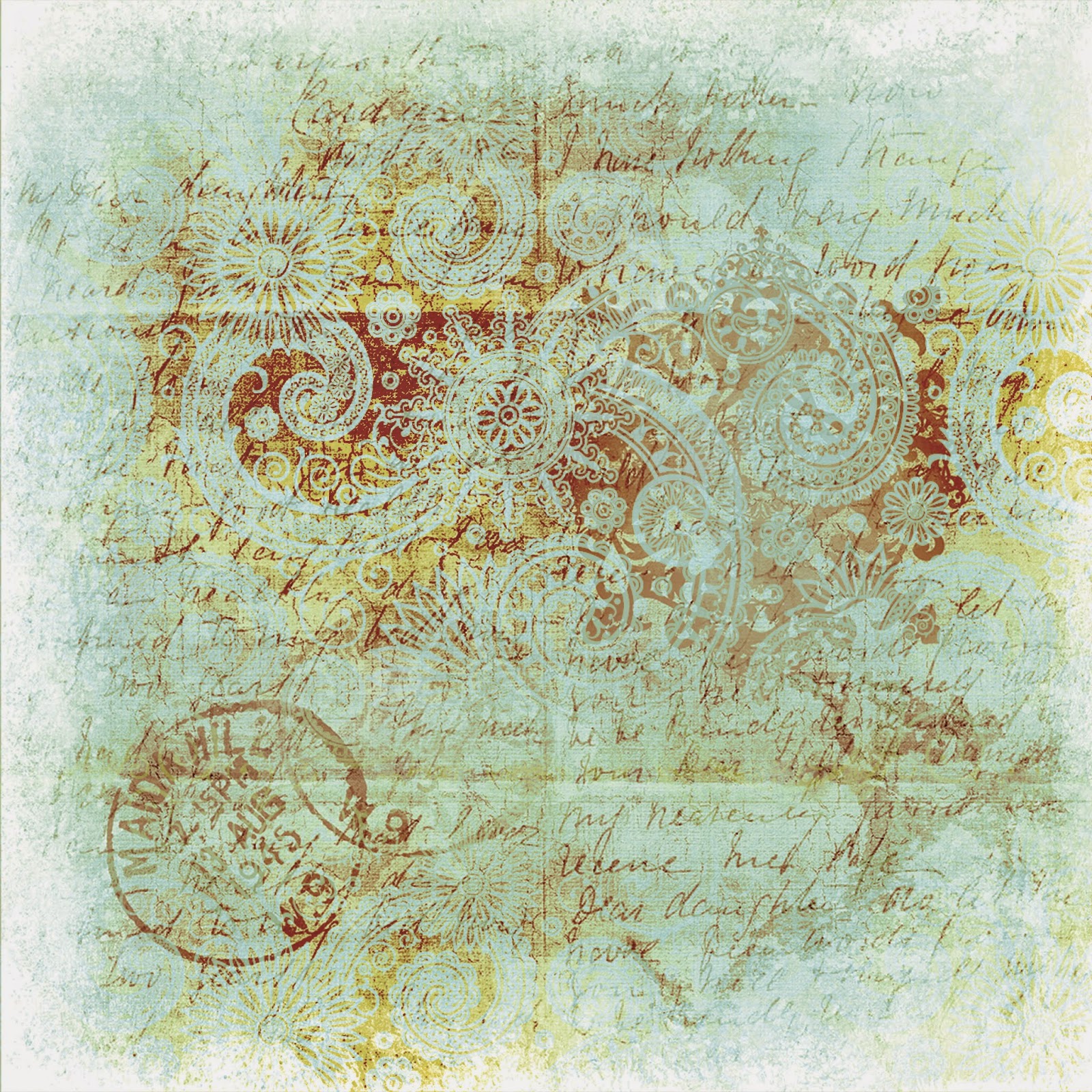 Digital Printables Four 8 Inch High res Digital Scrapbook Papers 