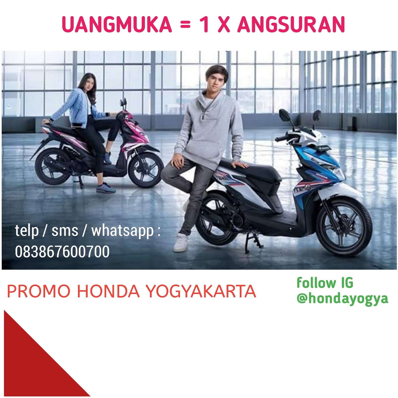 Kredit motor honda termurah jogja 042018 dealer resmi honda
