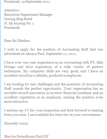 Life Is Beautiful How To Write Job Application Letter In English