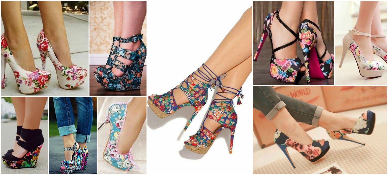 16 Modelos de zapatos con estampados florales tips para combinarlos