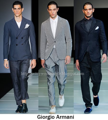 мъжки костюми Giorgio Armani 2012