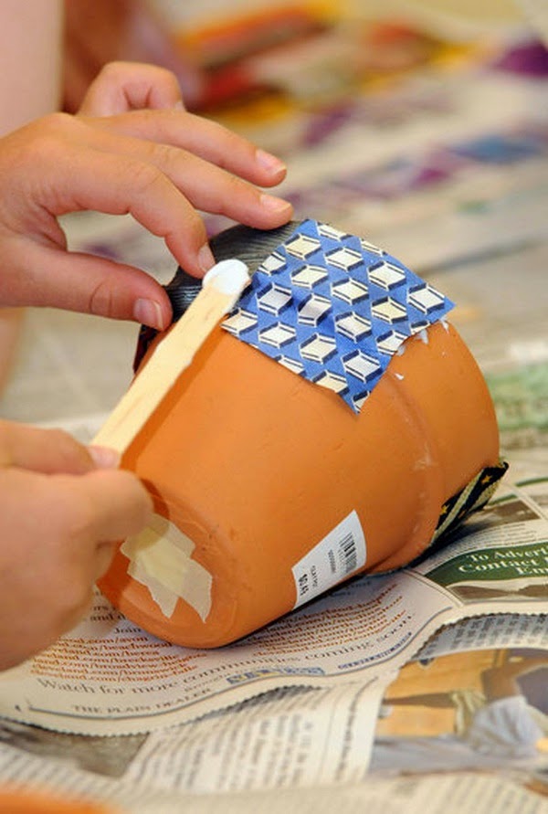 Garnish with painted stones