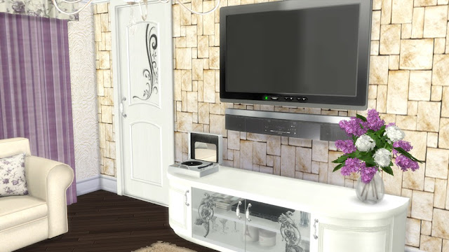 Corporation "SimsStroy": The Sims 4. Living room "Amelia".
