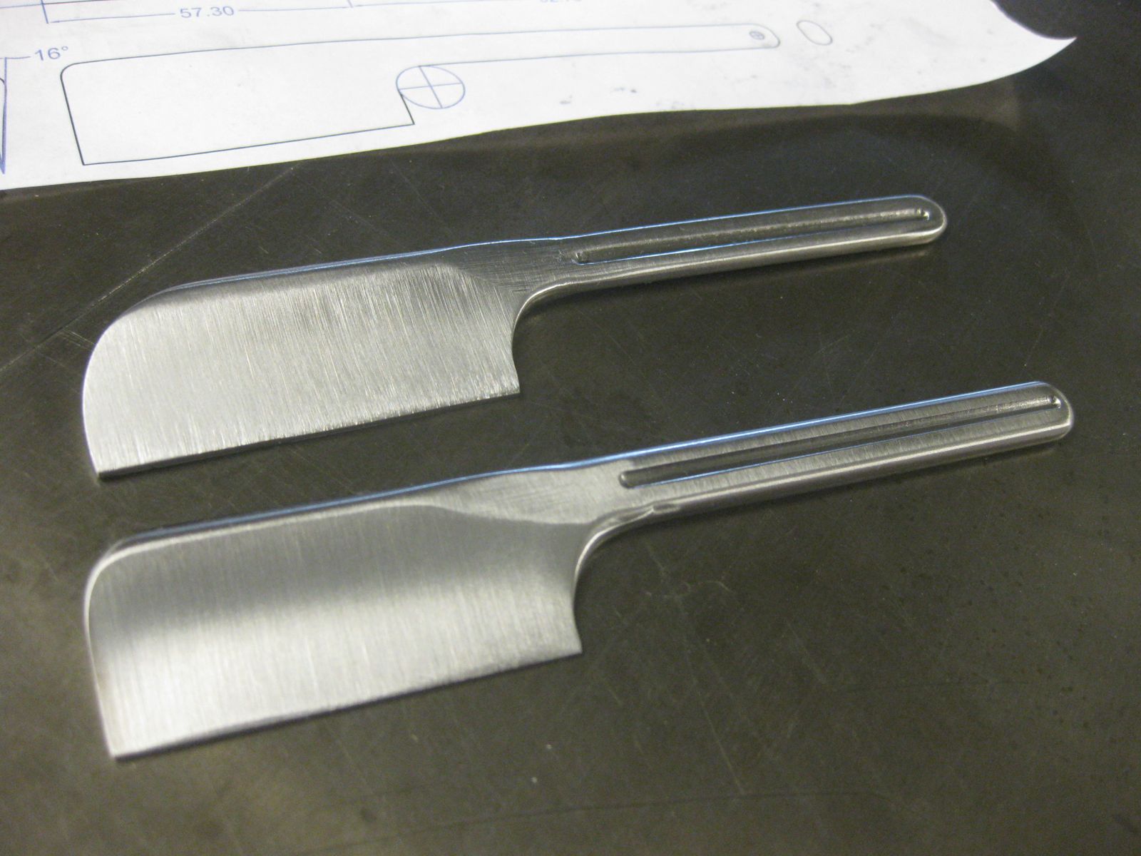 Tooling Up First homemade straight razors out for heat treating