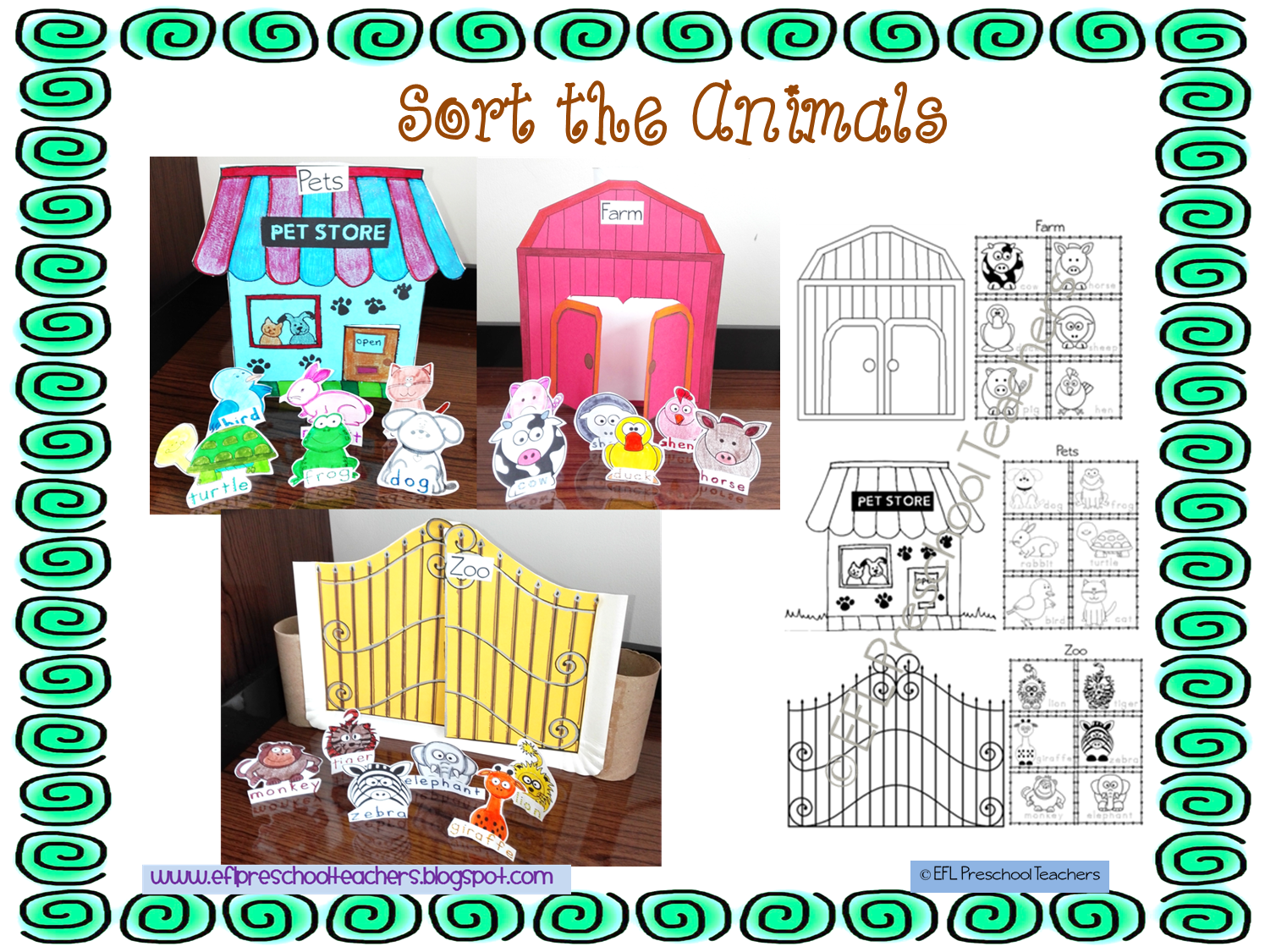 ESL/EFL Preschool Teachers: Farm Animals Theme for Preschool ELL