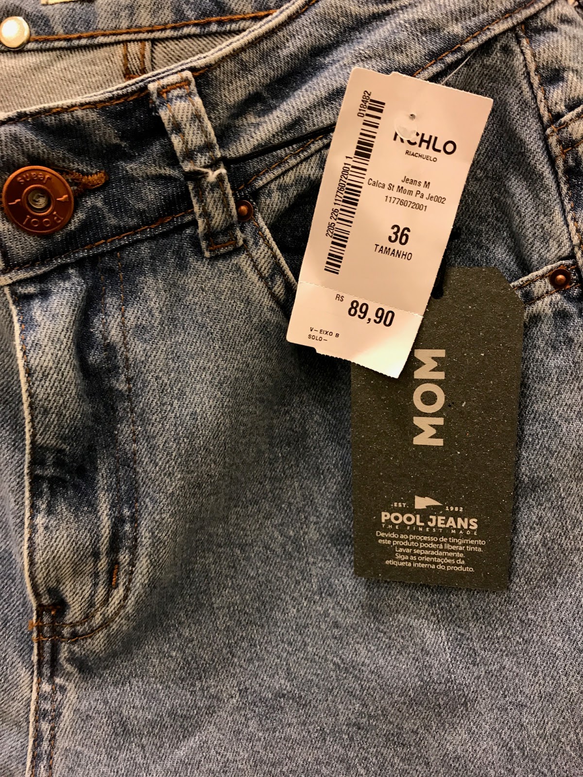 calça mom jeans riachuelo