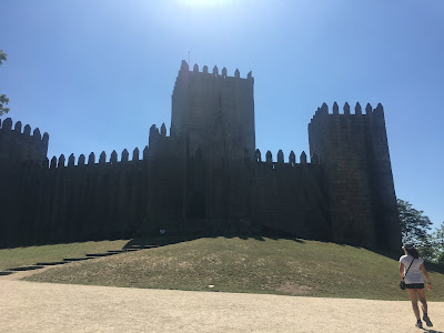 Guimarães, Portugal, Castillo, vacaciones 2018, vacaciones, 