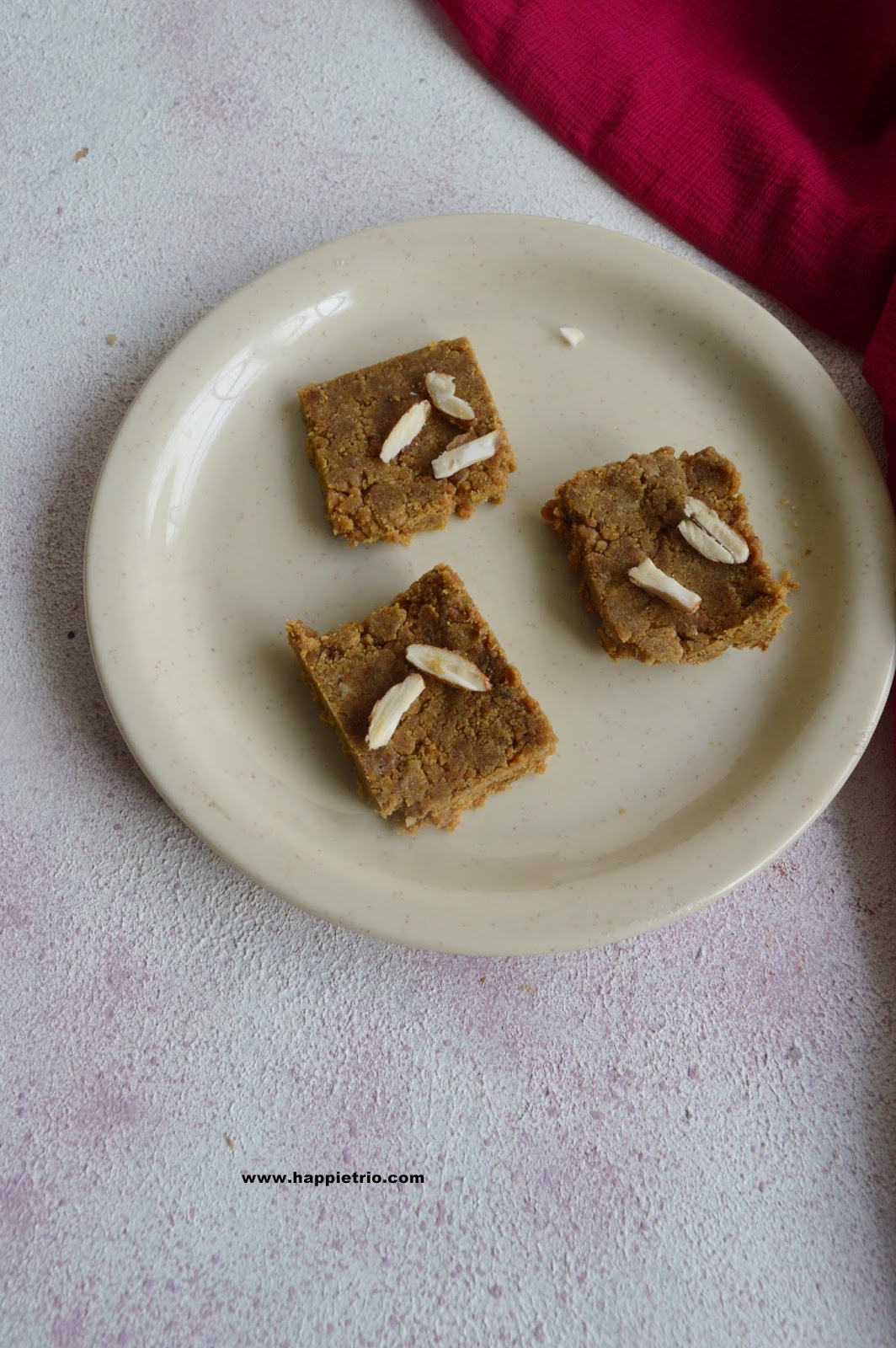 Wheat Flour Burfi Recipe Atta Burfi How to make Wheat Flour Fudge