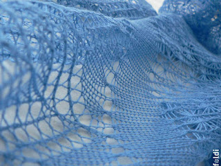passap machine knitted lace scarf stole free pattern