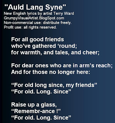 GRUMPYvisualARTIST: Auld Lang Syne \/ Old Lang Syne \/ new lyrics
