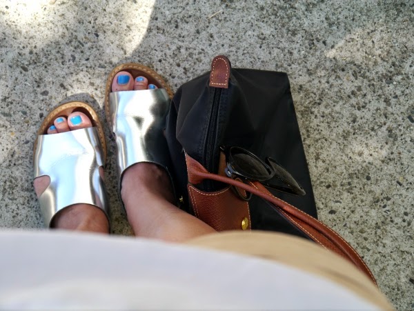 Marni x H&M silver sandals