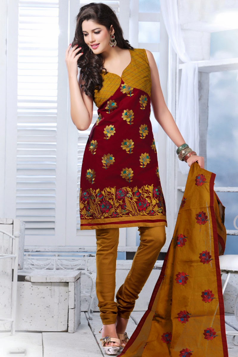 Kurti Chudidhar Designs Kurti Cotton Churidar Designs Reyon Cotton