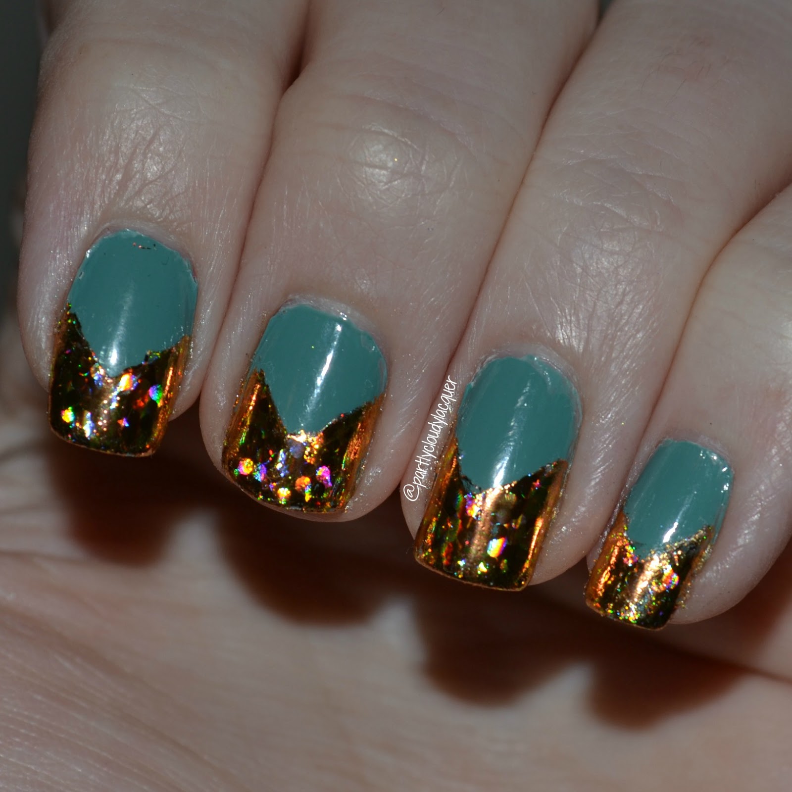 Partly Cloudy With a Chance of Lacquer: French Tip Nails using