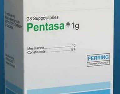 بنتازا Pentasa لعلاج التهاب القولون التقرحي