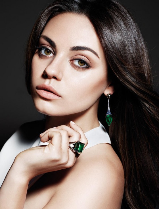 Smartologie: Mila Kunis: New Face of Gemfields Jewellery Harper's ...