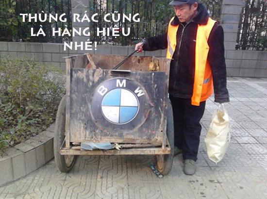 Ảnh hài hước thùng rác hàng hiệu Ảnh hài hước thùng rác hàng hiệu