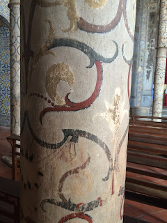 Grutescos en las columnas de la Iglesia de las Dominicas en Elvas (Portugal)