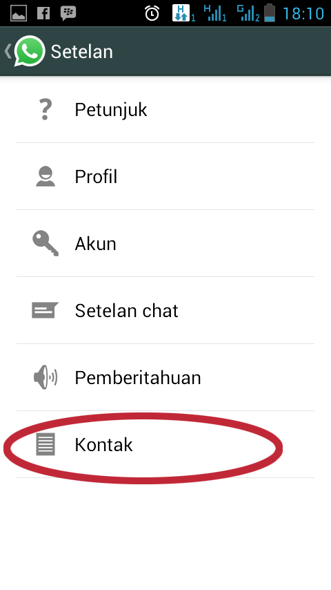 Cara Mengupdate Kontak di Whatsapp - Blog Aspal