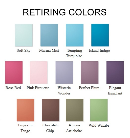 Simply She Stamps... Stampin' Up! Retiring Colors