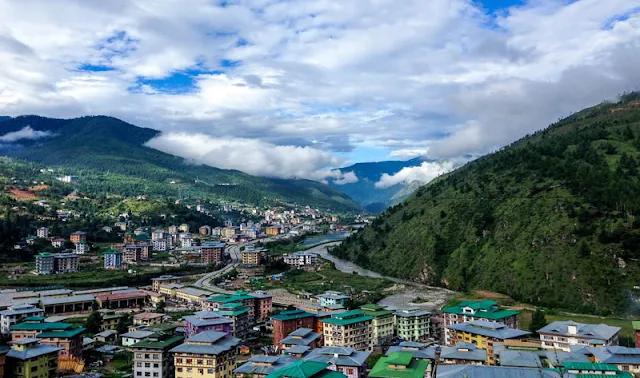 Gambar Kota negara Bhutan