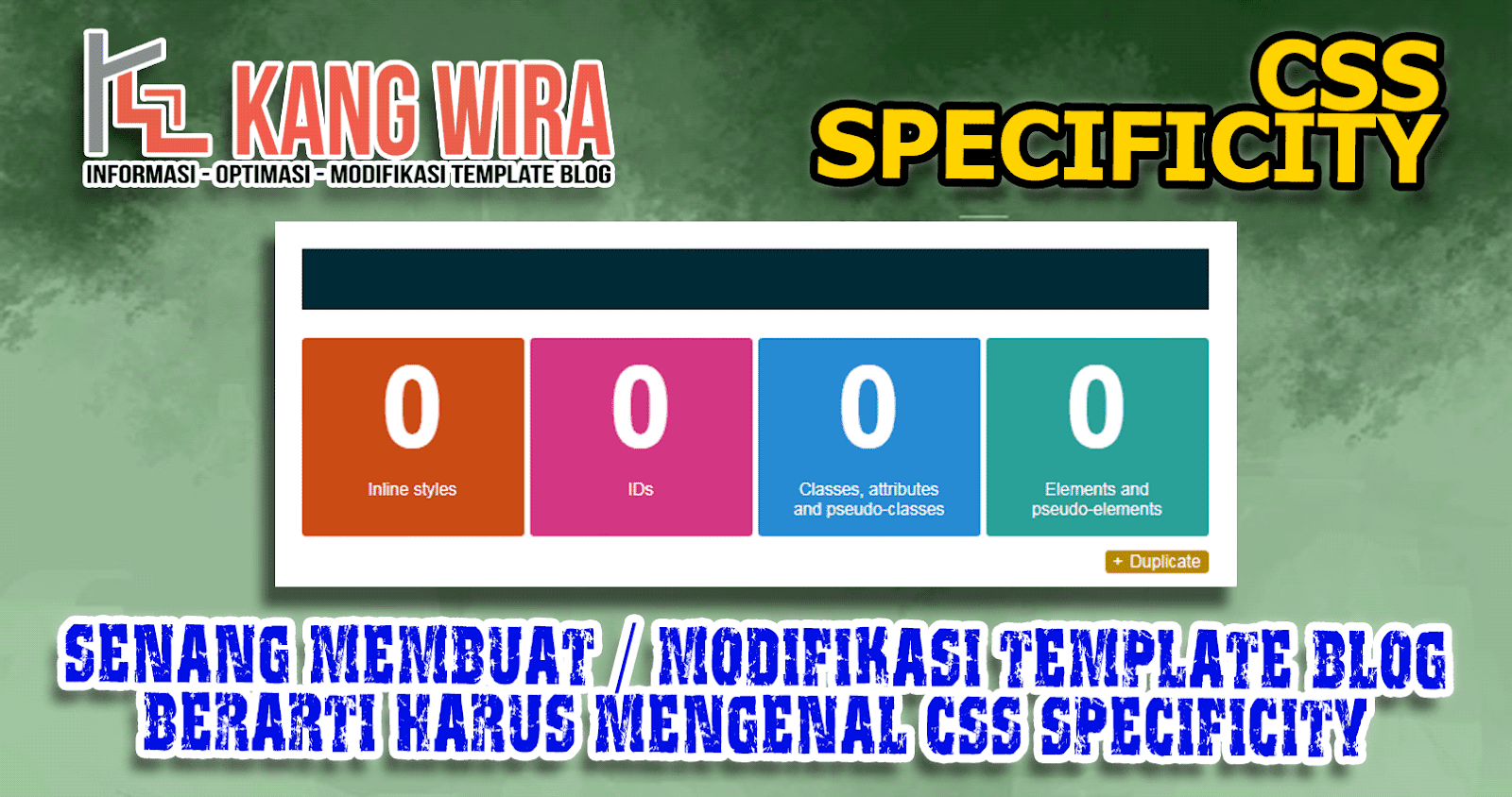 Mengenal CSS Specificity