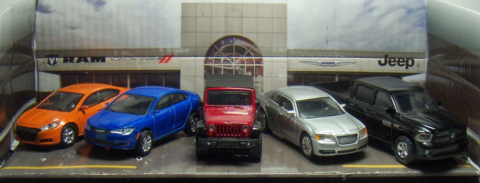 Comparison Greenlight Dodge Chrysler Jeep 5pack Dealership