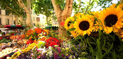 tournesol zonnebloem markt