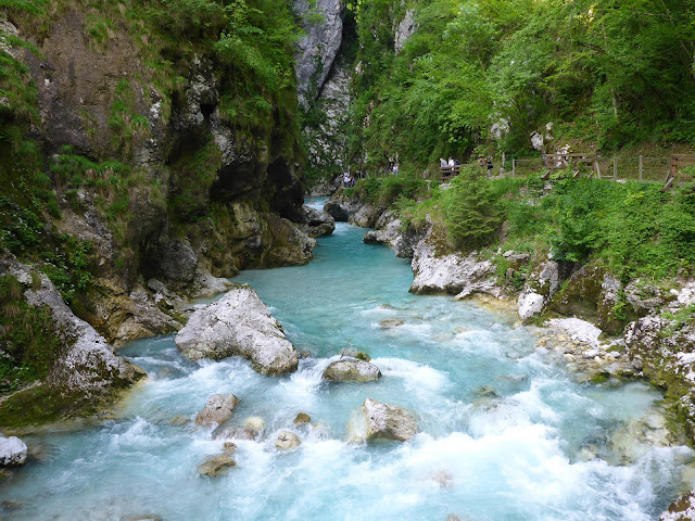 gorges de Tolmin Slovénie