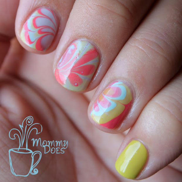 mommy nails water marble.fail
