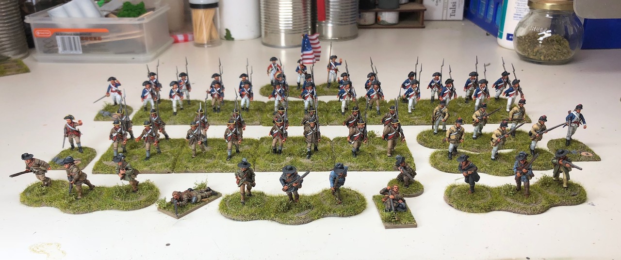 The Tactical Painter: Perry Miniatures Continentals ready for Sharp Practice