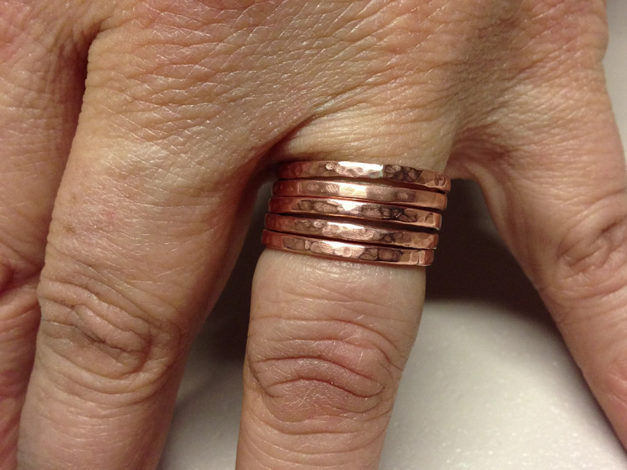 Lisa Yang Jewelry How to Make Simple Copper Stacking Rings