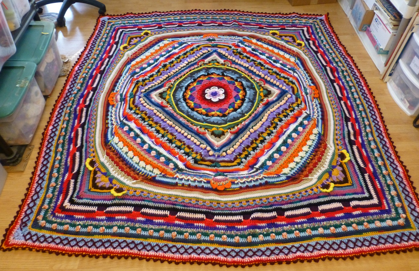 Debs Crochet It s Finished Sophies Universe Afghan