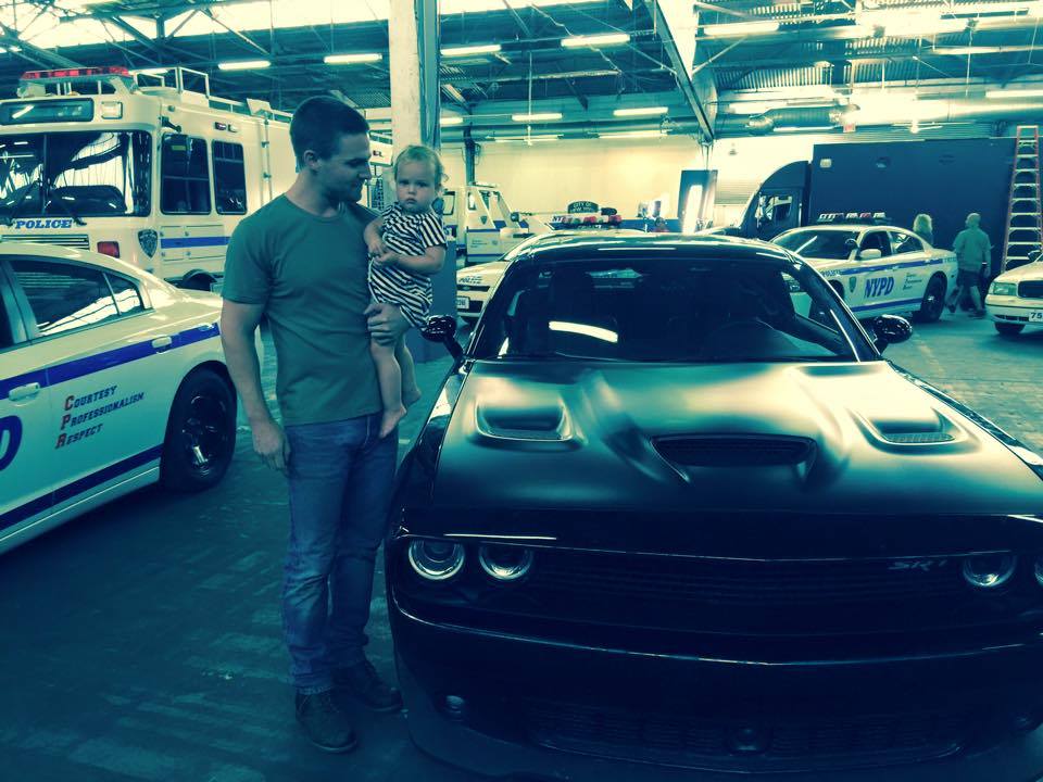 NickALive! Stephen Amell Unveils Casey Jones' Car In "Teenage Mutant