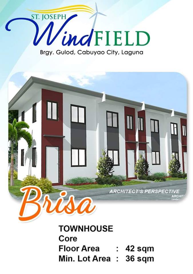 St Joseph Windfield Cabuyao Laguna Affordable House and Lot Package as