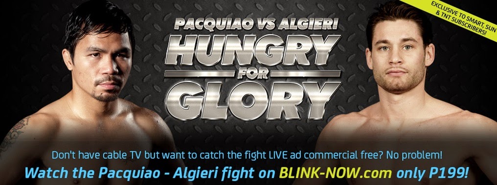 Watch Pacquiao vs. Algieri Live Stream