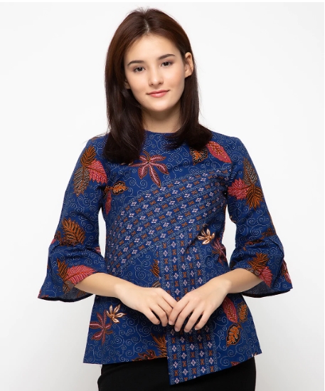 19 Inspirasi Penting Contoh Baju Atasan Batik Wanita Terbaru