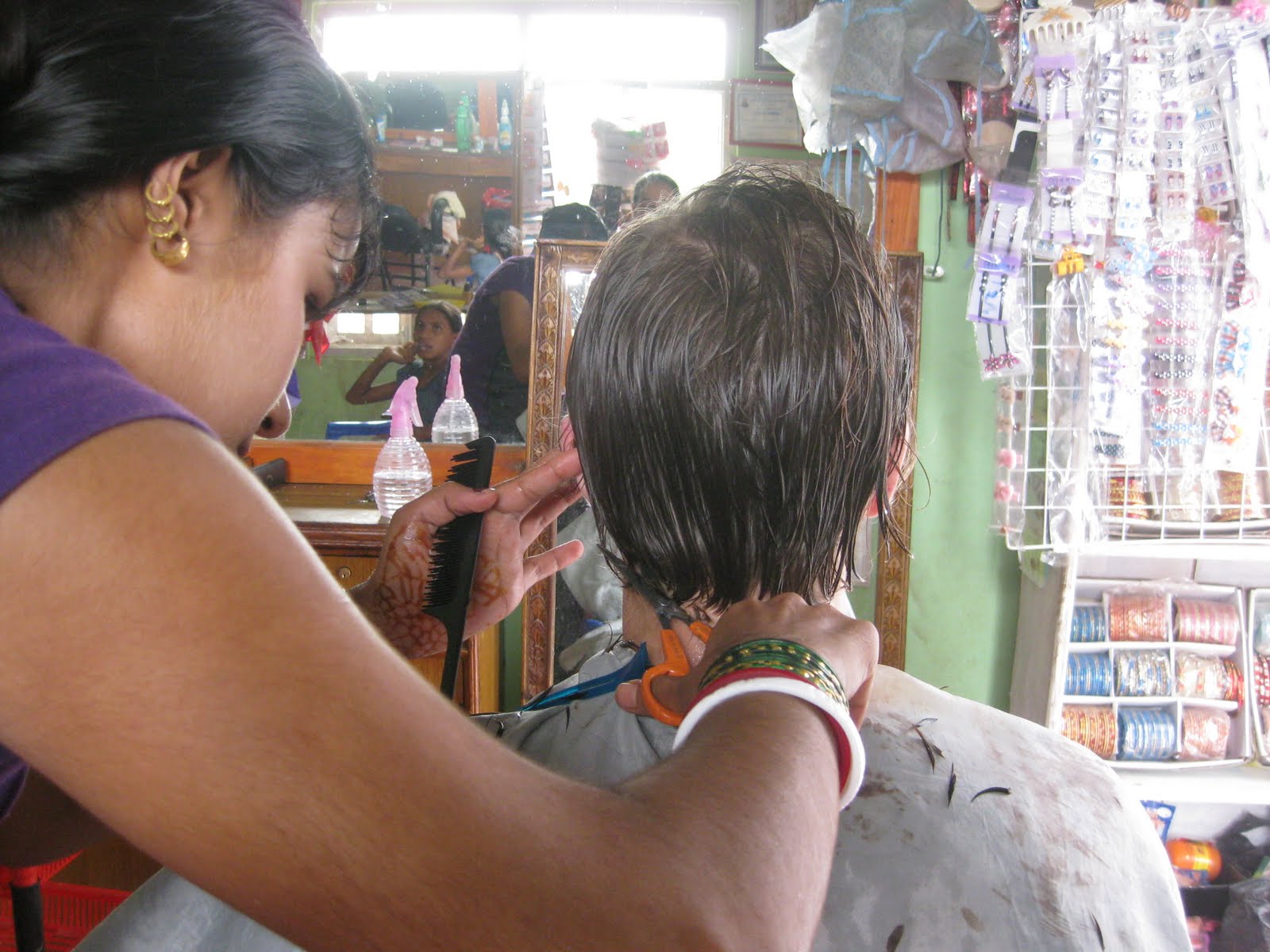 Nepal Nepali haircut!