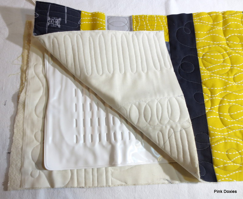 Julie Stocker Quilts at Pink Doxies Easy Quilted Heating Pad Cover Tutorial