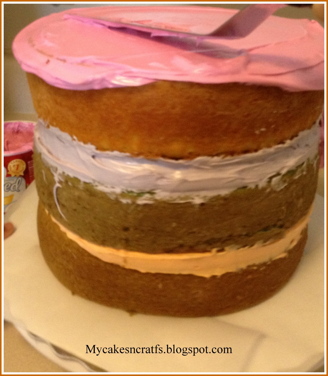 My Cakes n Crafts How to Frost and Crumb Coat the Cake