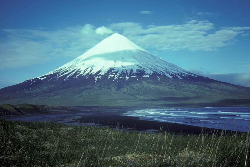 The Big Wobble Cleveland Volcano in Alaska's Aleutian Islands wakes