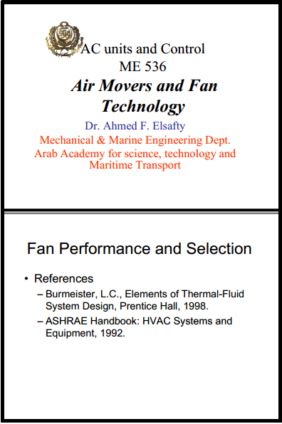 Air Movers and Fan Technology - Free PDF Course