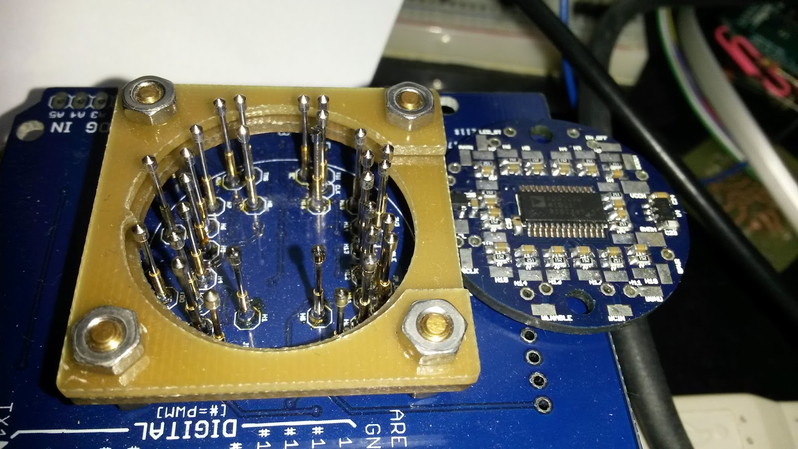 EE & CS Arduino Shield for custom board CPLD programming and testing