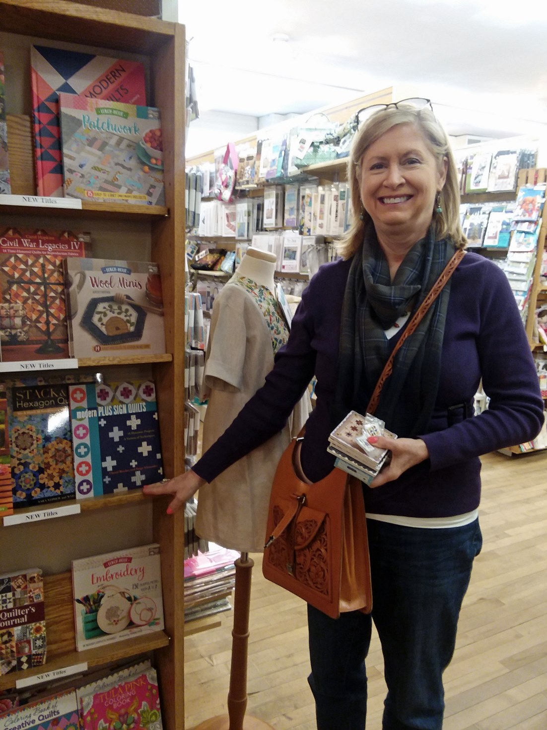 Quilted Blooms Modern Plus Sign Quilts Turns One