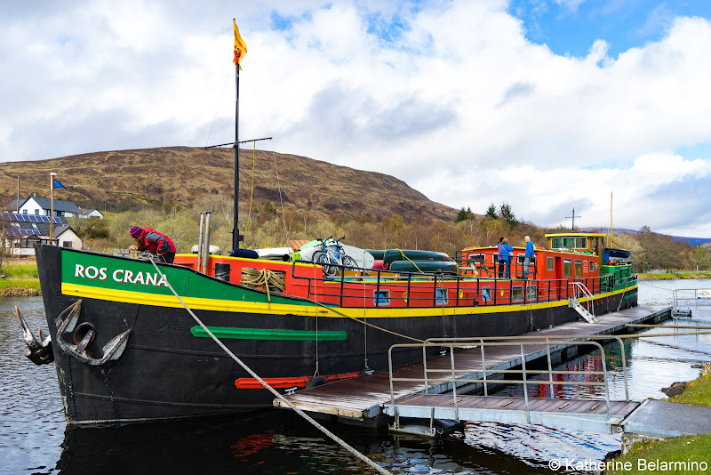 Ros Crana at Neptune's Staircase Scottish Highlands Barge Cruise