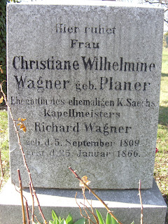 Grabstätte Wilhelmine Wagner, geb. Planer