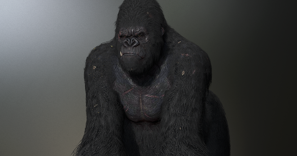 Free Model 3D Model021 KingKong