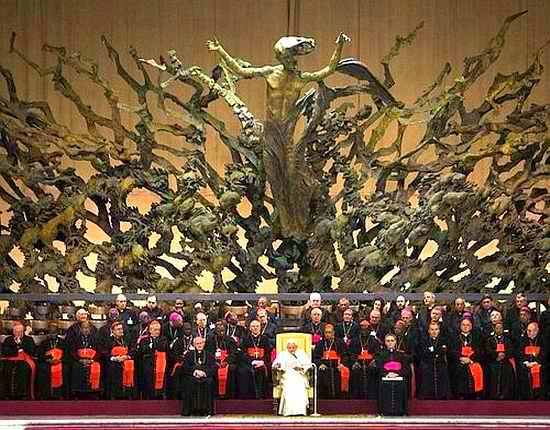 Satan Enthroned in Vatican and Papal infallibility together