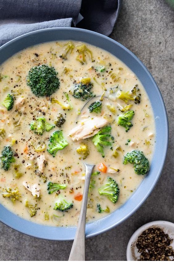 Easy Healthy Chicken Broccoli Soup