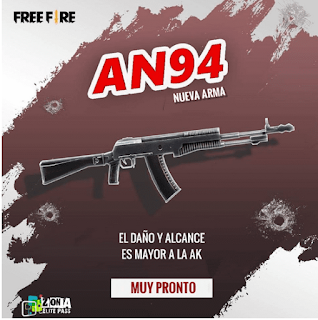 Update Free Fire mempersembahkan senjata baru: AN94 dan Healing Weapon